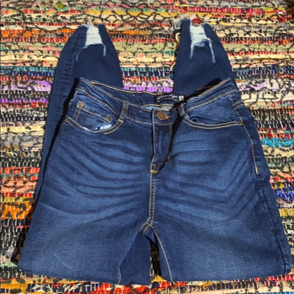 Ripped jeans, actually size 3